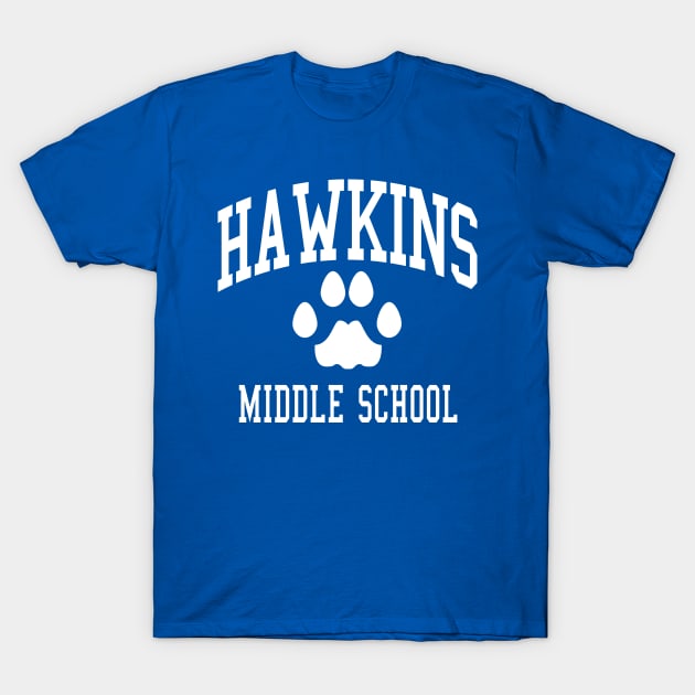 Hawkins Middle School Stranger things T-Shirt by stayfrostybro